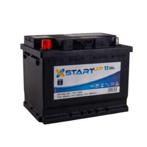 מצבר רכב סטארט-אפ 55 אמפר אירופי שמאל גבוה