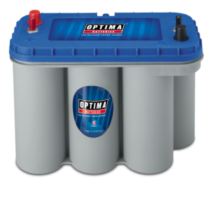 מצבר אופטימה כחול 2 קטבים באורך 254